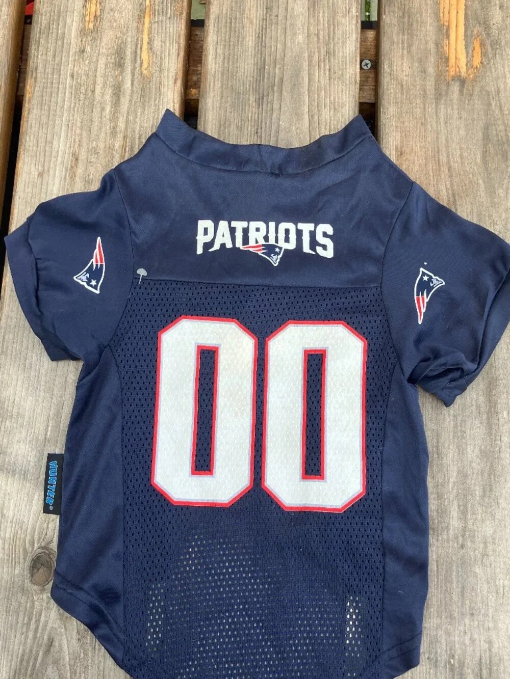 🏈 HUNTER x NEW ENGLAND PATRIOTS DOG COAT – LARGE 🐾